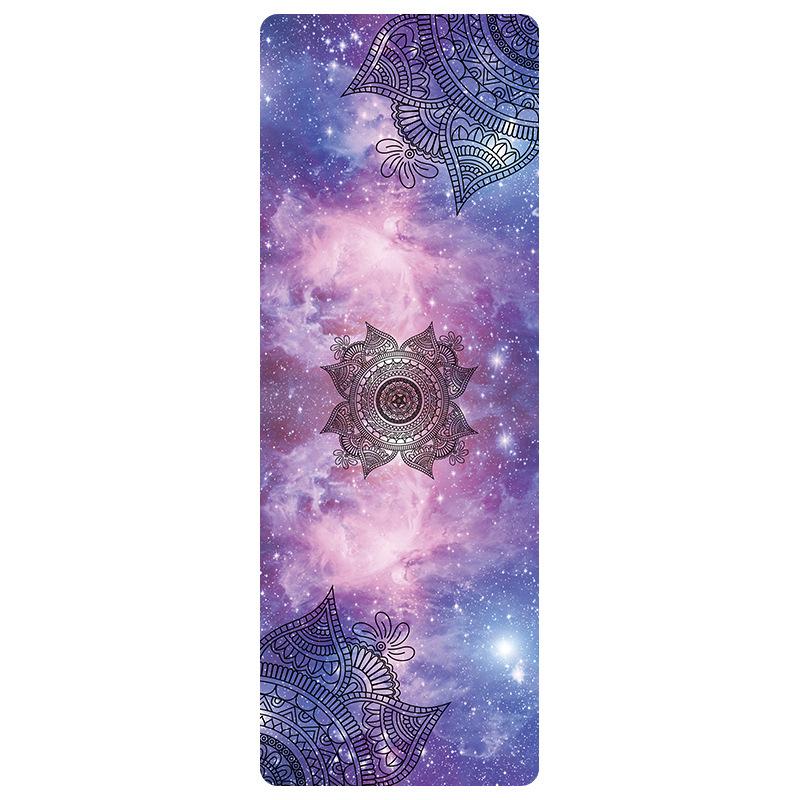 Extra Large Non-Slip Suede Yoga Mat - Sweat-Absorbent, Thick, Natural Rubber