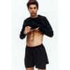 H M Double Layer Sport sHorts dryMove Black