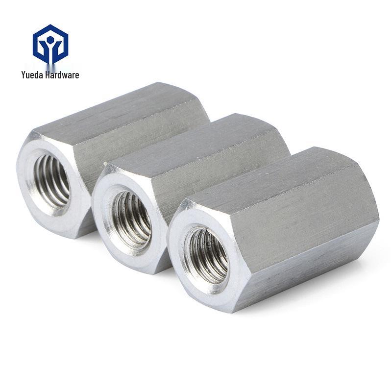 304 Stainless Steel Hex Nut Connector for Threaded Rods