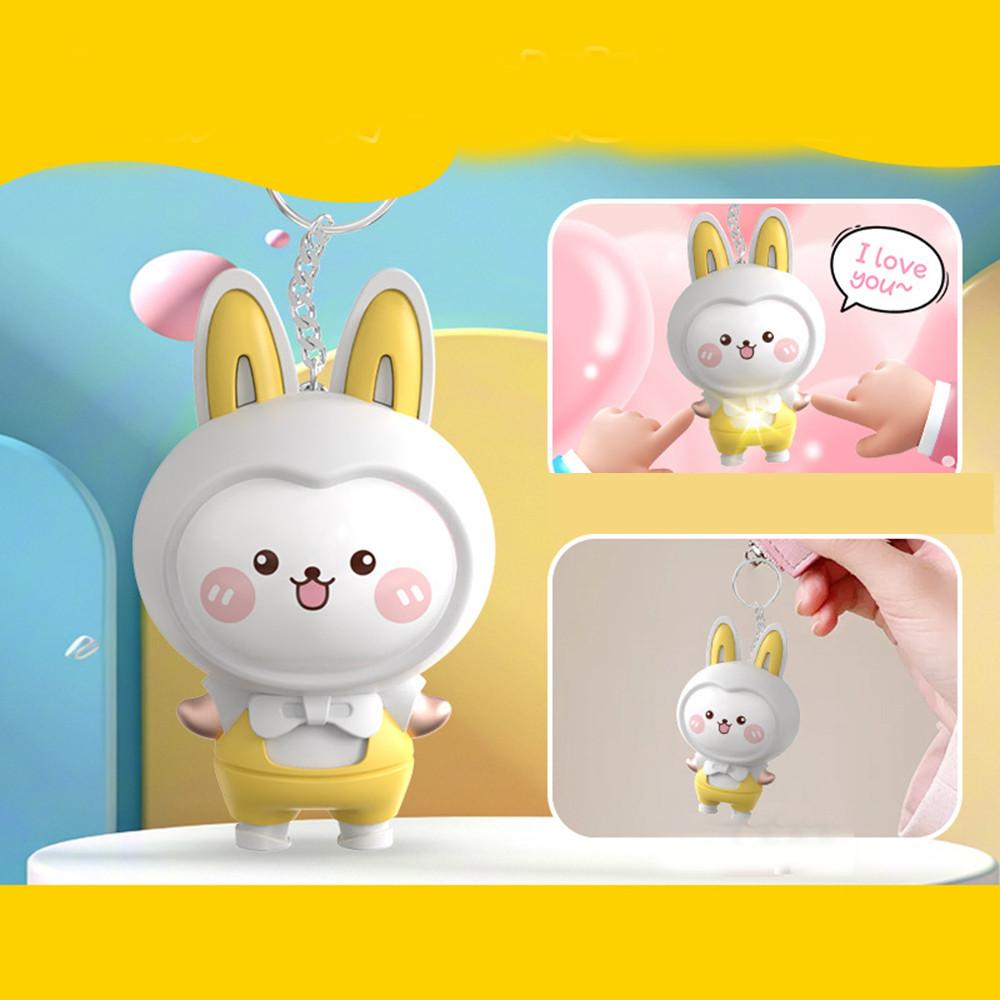 

Creative Loopy Recordable Keychain Hand in Hand Ruby Gifts Action Figure Hand-holding Sound Toy