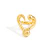 Ingemark Minimalism Irregular Heart Shape Finger Rings Women Vintage Geometric Chic Knuckle Ring Aesthetic 2026 New Year Jewelry
