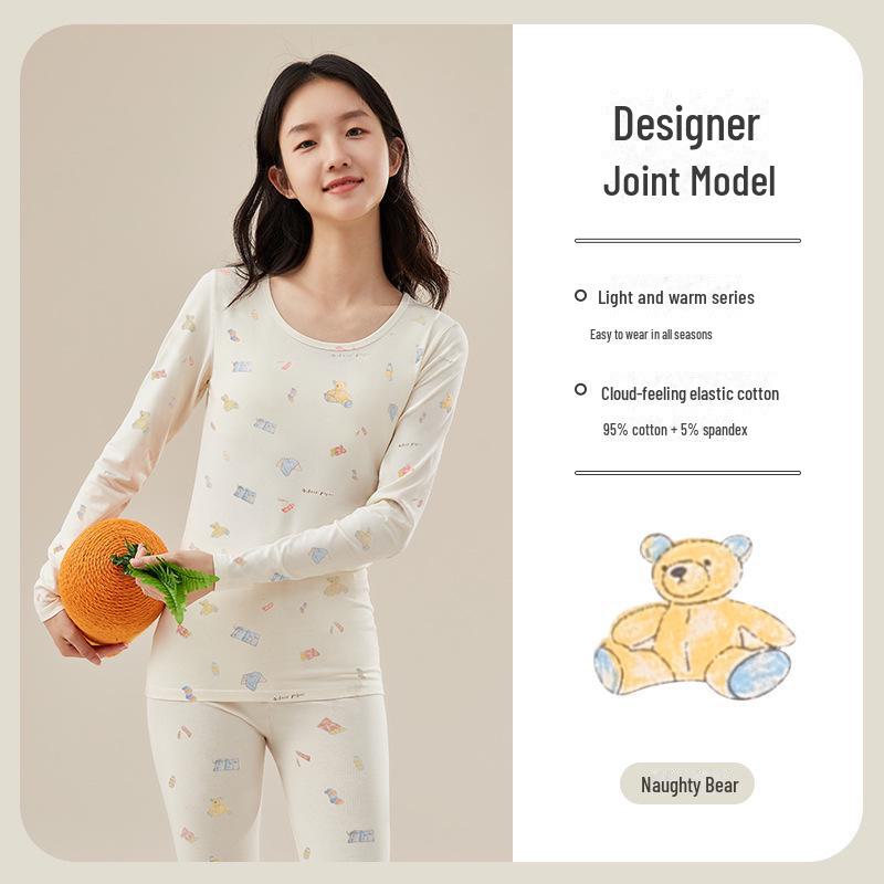 

Женский термокомплект из хлопка и лайкры: Приталенный осенний свитер и леггинсы Large