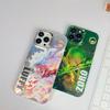 Japan Cartoon Luffy Zoro Sanji Phone Case for iPhone 11 12 13 14 15 16 17 Pro Max Plus Air X XS XR Cool boy shockproof Cover
