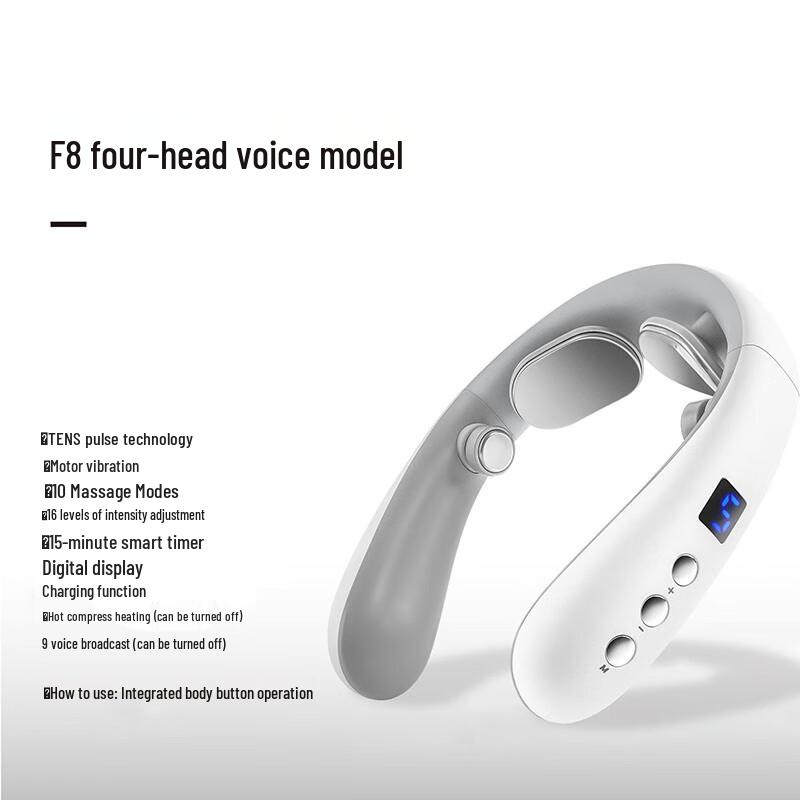 Meilan EMS Neck and Shoulder Massager with Heat and Voice Control