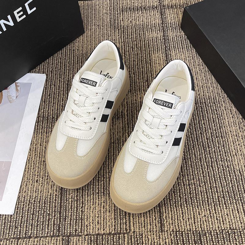 

Женские летние новые универсальные повседневные спортивные кроссовки на толстой подошве из дышащей сетки 40 бежевый