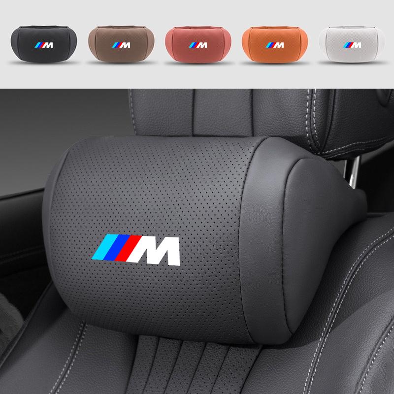 1PC Car Interior Seat Headrest Memory Cotton Neck Pillow For BMW M 1 3 5 7 Series X1 X2 X3 X5 X6 F30 F34 F10 F20 G20 G30 F15 F16 cwsh87