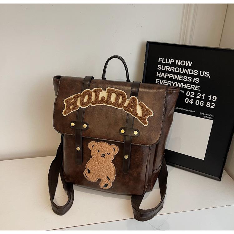 Vintage Backpack Commuter Backpack Student School Bag