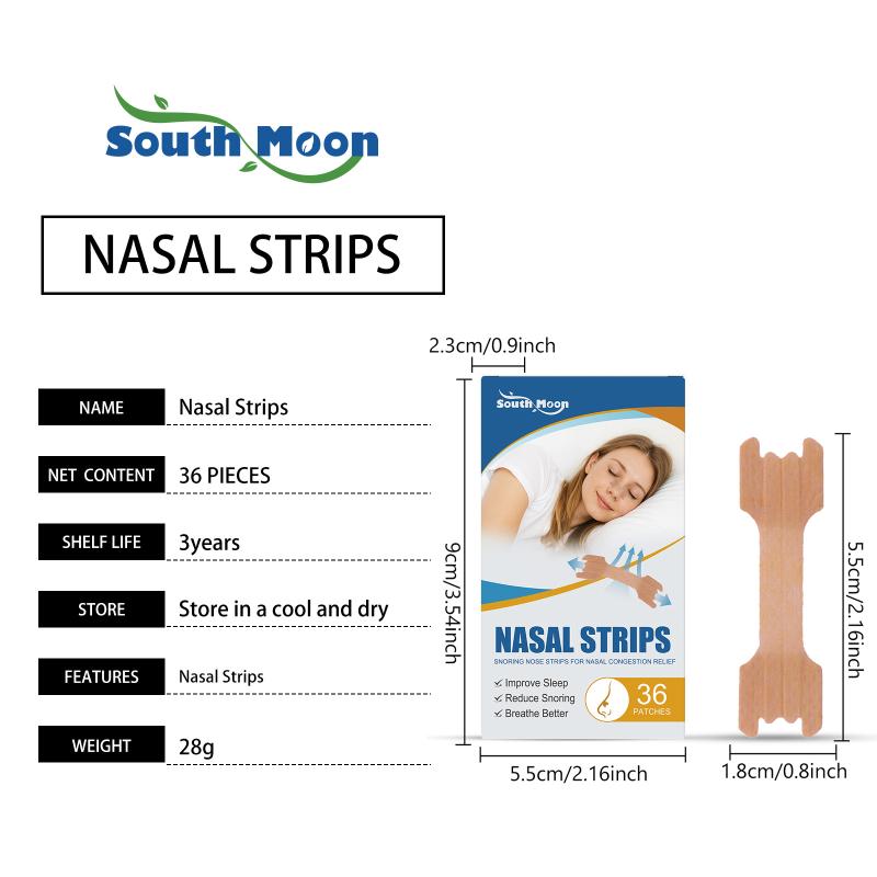 36Pcs Nose Patch for Night Sleep Snore Relief Gentle Nourishing Pads Easy Breathe Nasal Sticker for Bedtime