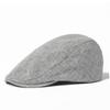Cabbie Hat Vintage Men's Beret Cotton Casual Flat Cap Driving Solid Color Golf Hats Outdoor