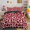 Leopard Print Bedding Set Animal Skin Duvet Cover For Kids Teens Adult Quilt Cover Polyester Comforter Cover With Pillowcase