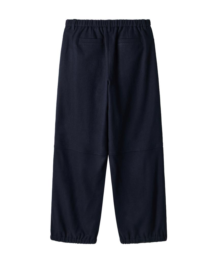 MOONSUN Unisex, Side Zip Wool Sweat Pants / Navy