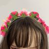 Sunflower Headband Flowers Hairhoop for Women and Girls Garland Hair Accessories for Photography Props Music Festival