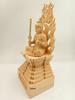Buddhist Wood Total Height Carving Made from Cypress Warding Off Bringing Good Luck Statue, Carving, Acala, 34.5 Cm, High-quality Wood, Evil, (wooden