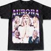 Vintage 90s Aurora T-Shirt: Retro Music Tee