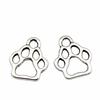 Alloy Dog Paws Charms Bear Paws Pendants For Jewelry Making Dog Themed Accessories
