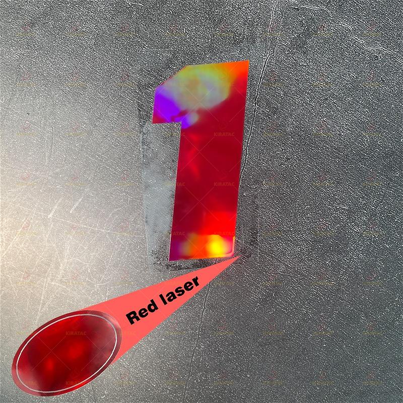 1pc Red Laser Number 0-9 Motorcycle Stickers Waterproof for Fairing Helmet Scooter Bicycle Frame Top Tube Universal Vinyl Decals