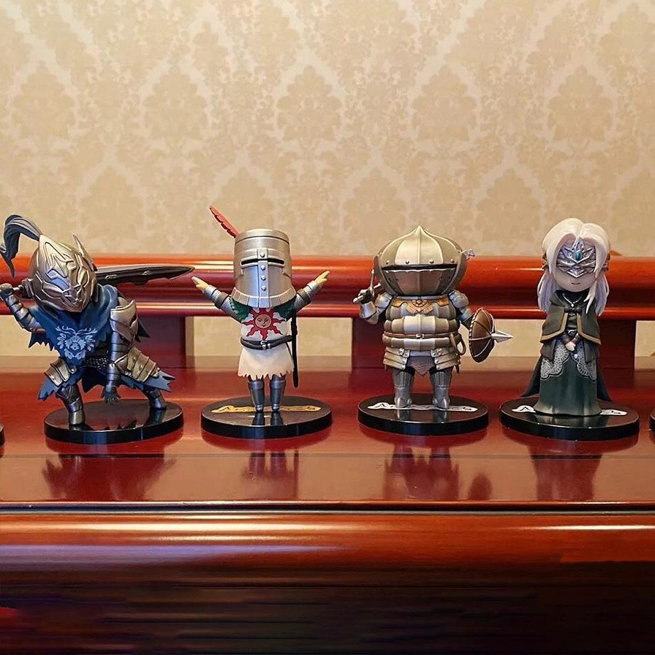 Q Version Dark Souls Anime Action Figure Solaire Artorias Ornstein Fire Keeper Doll Anime Figurine Model Toys For Boy Gifts