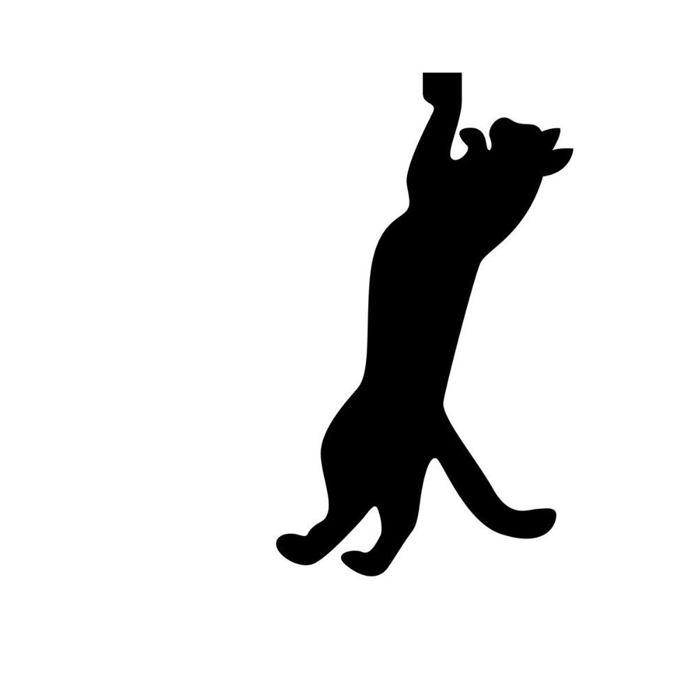 5Pcs Set Metal Material Metal Cat Bookmark Creative Style Cute Design Black Cat Book Bookmarks Stationery Item Book Page Divider