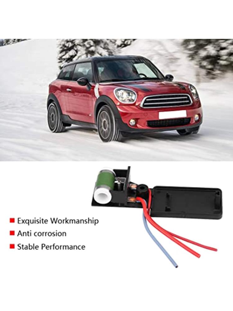 Compatible-For  R52 R53 Engine Radiator Cooling Blower Fan Resistance Motor-Resistor 2003-2008 17117541092R Accessory