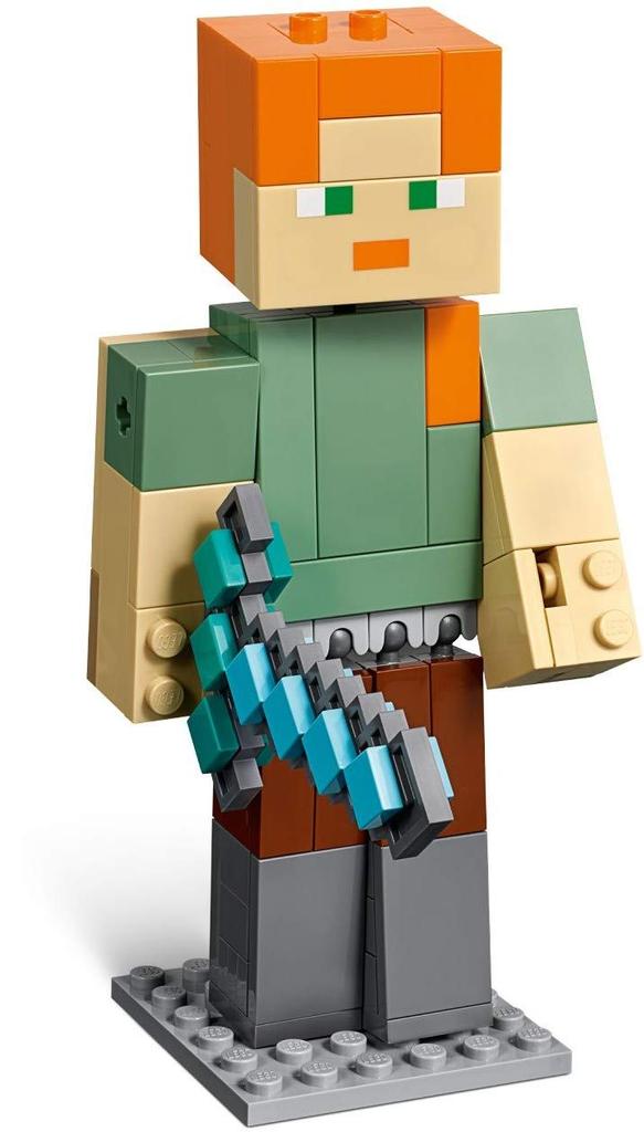 LEGO Minecraft Big Fig Alex and Chicken 21149 Building Blocks Toy for Boys