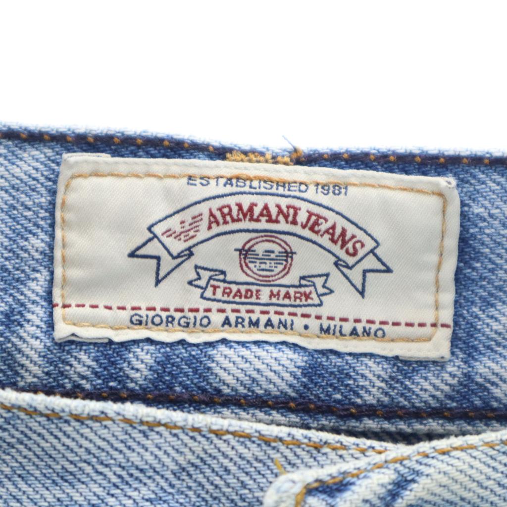 Armani Jeans 90s Made In Italy Old Tapered Denim Pants W34 Jeans Men's Used