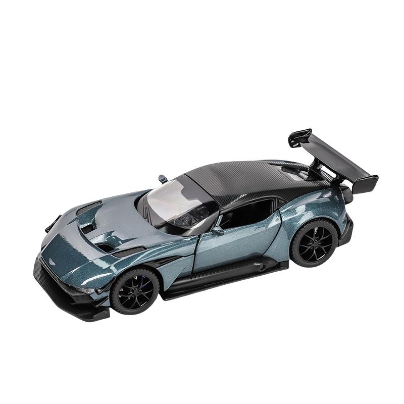 1/32 Scale Aston Martin VULCAN Simulation Car Model Metal Diecasts & Toy Vehicles Alloy Decoration Sound Light Metal Man Aston Boy Children Gift