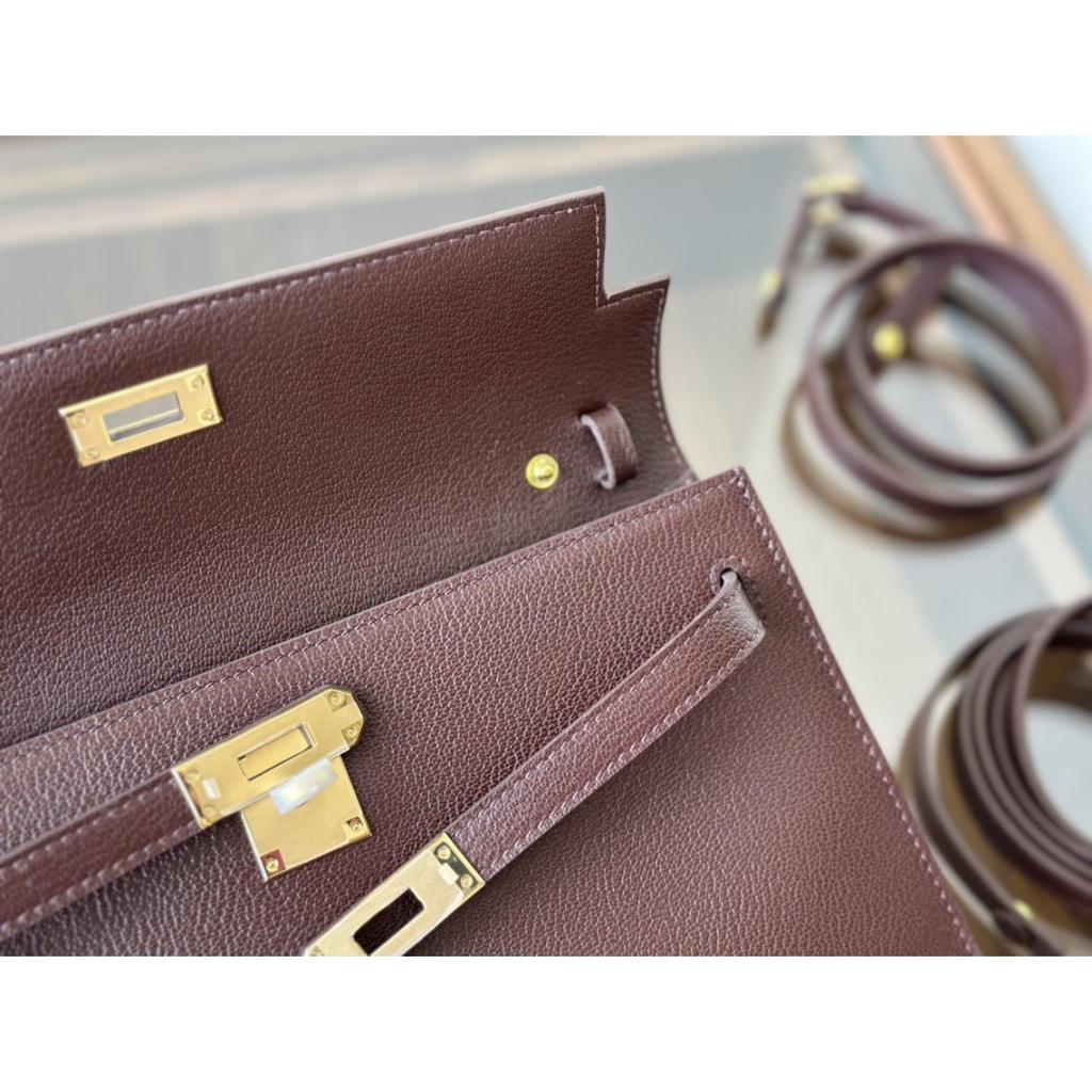 Kazilan Kelli Unterarmtasche Obermaterial Ziegenprint Clutch Ein Schulter-Crossbody-Funktionstasche Trendige Clutch-Tasche