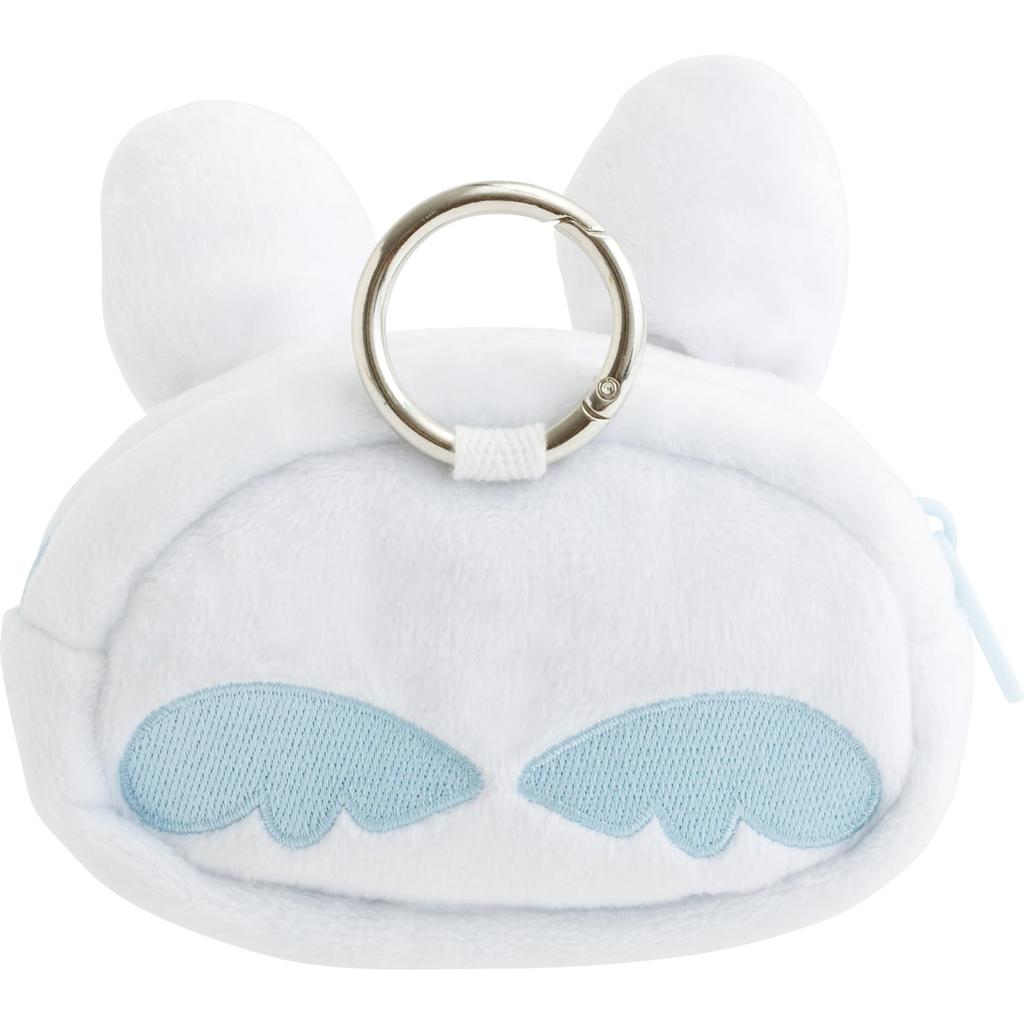 CA87201 Universe Plush Mini Pouch Twin Rabbit Angel San-X