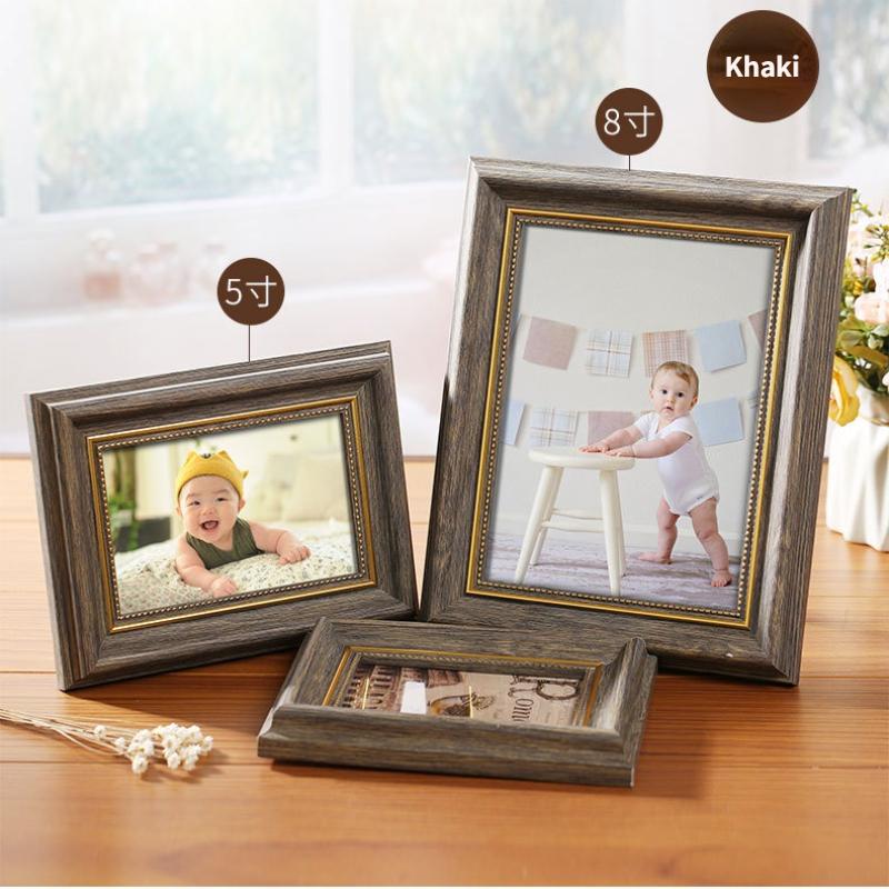 1pcs Europe Style Resin Photo Frame Rectangle Picture Frames Living Room Tabletop Ornament Home Decoration