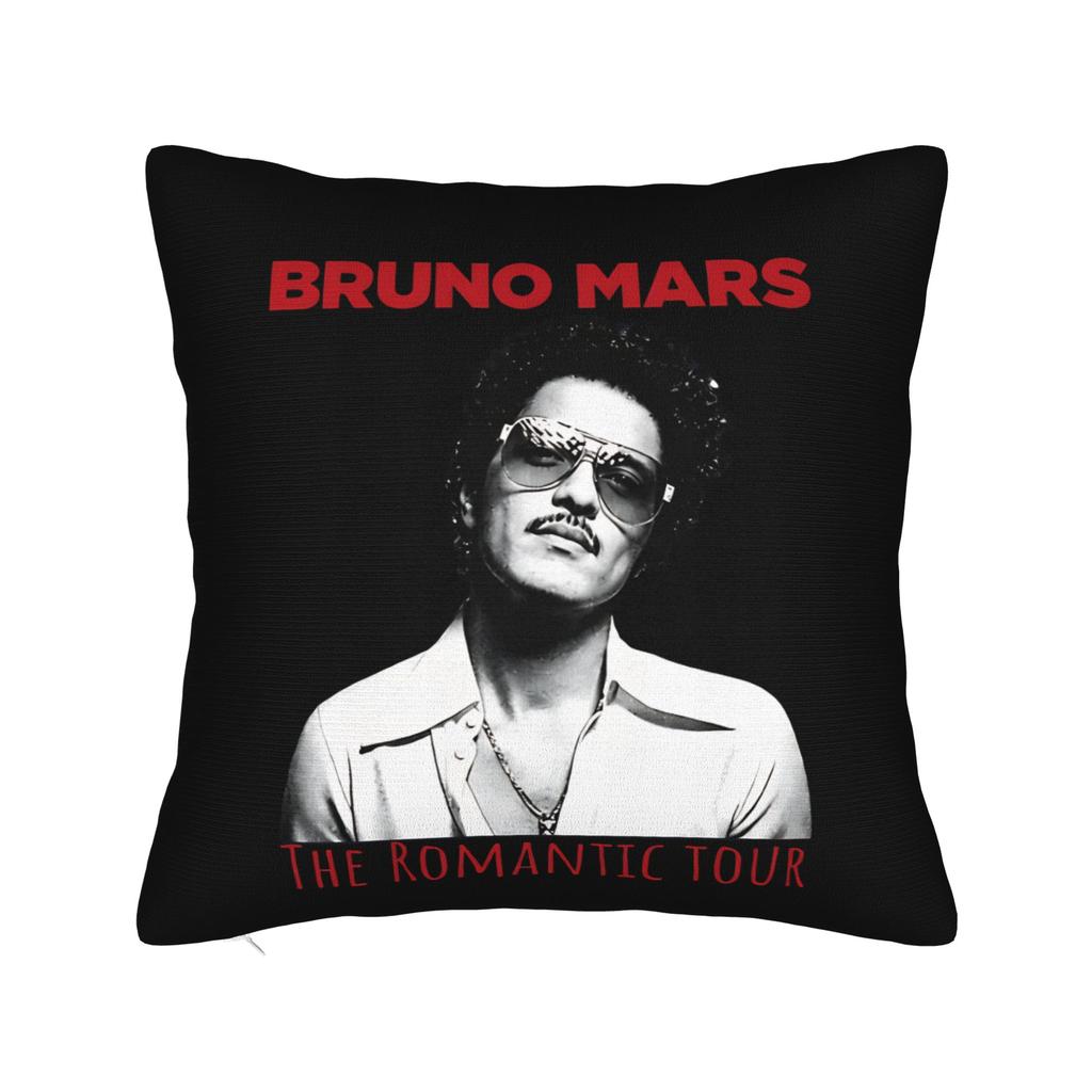 Bruno Mars Musiktour Quadratische Kissenbezüge Kissenbezüge Individuell Reißverschluss Dekor Kissenbezug Für Sitz 18"