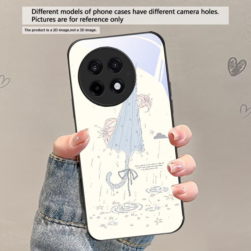 Fresh and healing breeze For OnePlus Ace 2 3 2V 5 Pro Nord CE 2T 2 3 Lite N20 N30 6 7T 8 T 9 10 Pro 11R 12R 13R Glass Phone Case