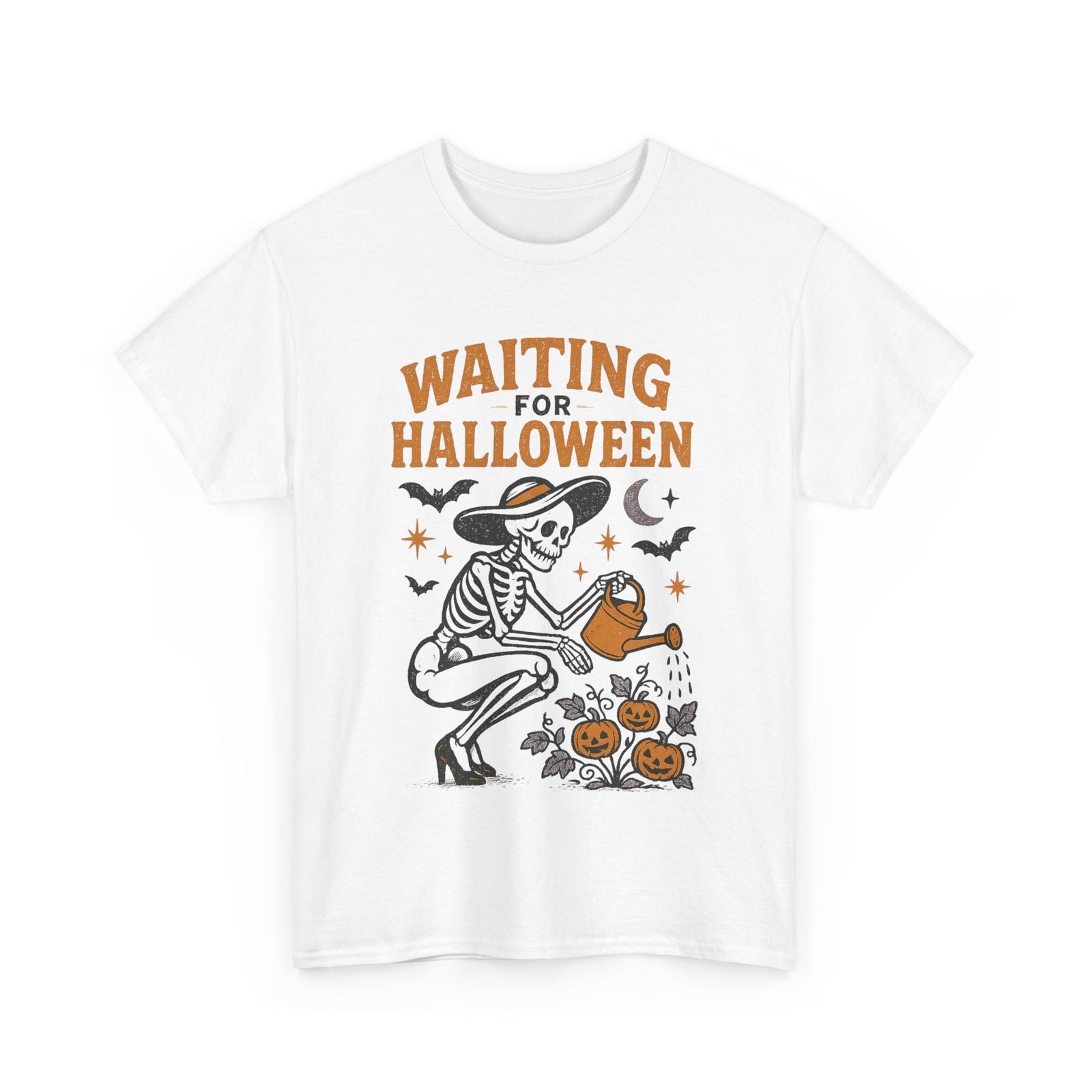 Halloween Skeleton Tee, Retro Girly Witch T-Shirt, Vintage Spooky Season Shirt, S разноцветный