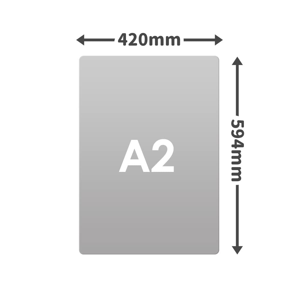 Unbreakable A2 Size Mirror Made of Magnetic Sheet That Can Be Used In the Magnet Mirror Bath!