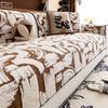 New Red Thick Soft Sofa Cover Fabric Anti Slip One-Piece Anti Cat Scratch Comfortable Sofa Cushion Cover For Autumn And Winter
