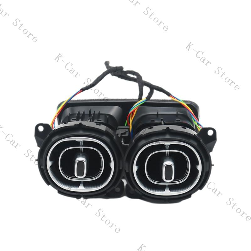 

For Mercedes Benz C Class W206 64 Color LED Atmosphere Light Dashboard AC Air Condition Vent Outlet Nozzle Car Accessories