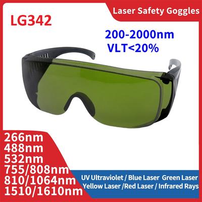 Laserschutzbrille Schutz Röntgenstrahlen Augenschutzbrille UV IR IPL FPV 200-2000nm 1064 532nm Haarentfernung Augenschutz