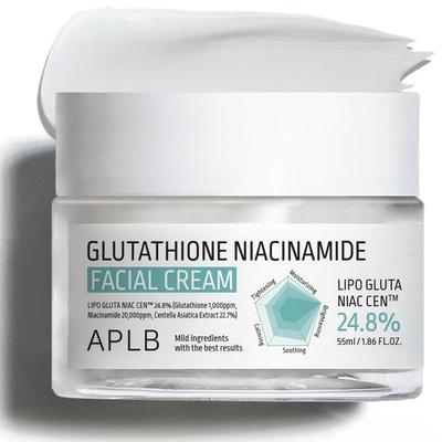 Creme Facial Clareador e Hidratante Diário de Glutationa e Niacinamida 55ml (8opção)