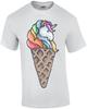 Unicorn Cone Retro T-Shirt Unisex T-Shirt