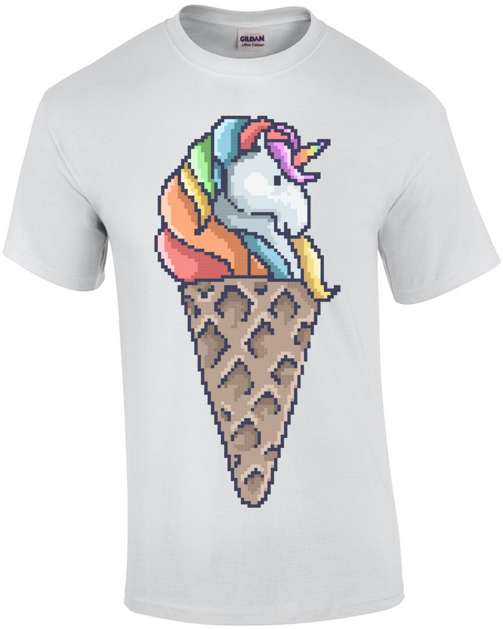 Unicorn Cone Retro T-Shirt Unisex T-Shirt XXXXL