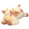 Adorable Lying Cow Plush Pillow - Large Comforting Doll for Girls' Bedtime