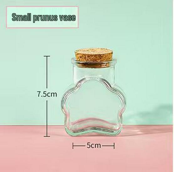 DIY Cork Star Wishing Drift Bottle - Clear Glass Ocean Lucky Star Bottle