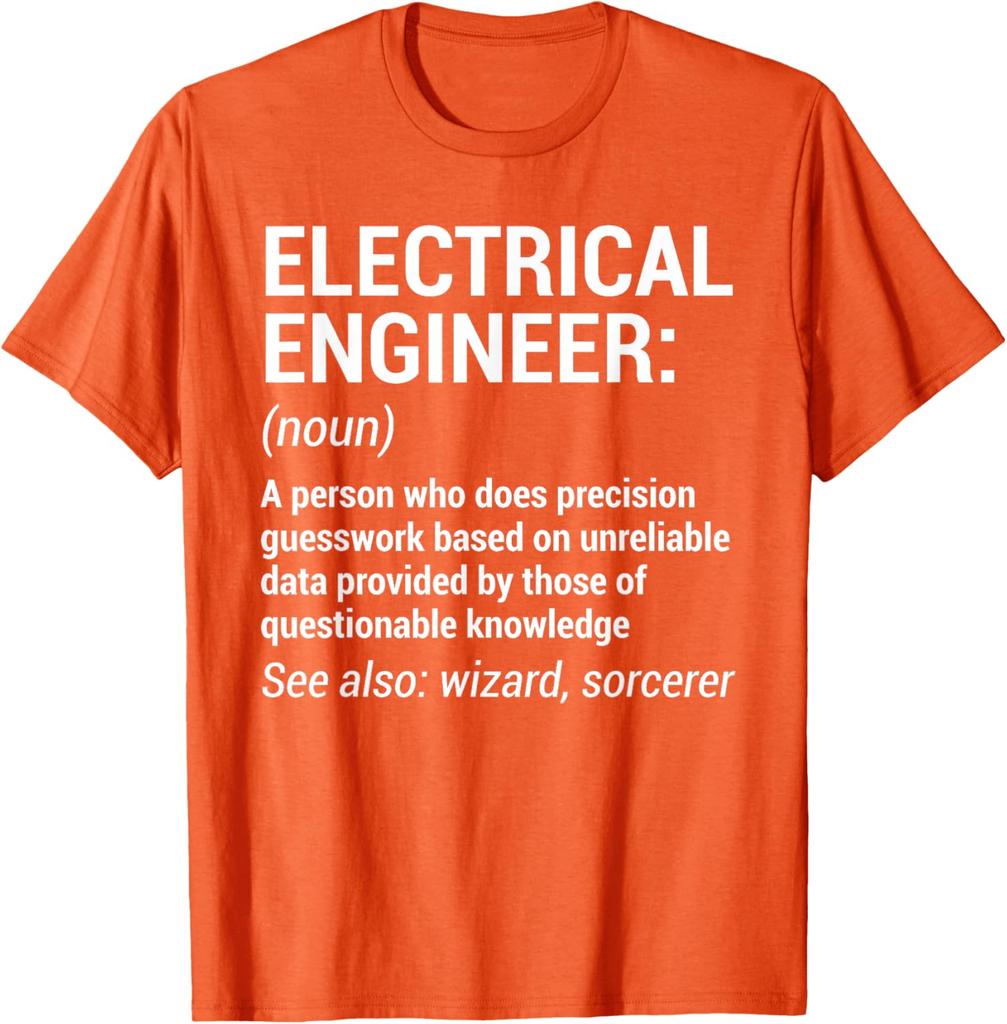 Electrical Engineer Definition Funny Engineering T-Shirt