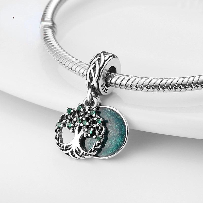 Copper Wishing Tree Pendant Suitable For Original Bracelets, Women'S Creative Fashion Jewelry, Necklace