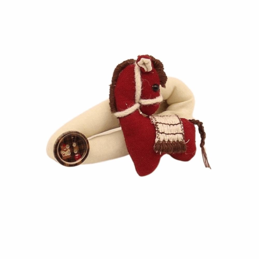 

Funny Horse Hair Clip Duckbill Clip Large Barrettes Fashion Horse Doll Side Clip Women Horse Red