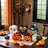Halloween Owl Pumpkin Bucket Portable Candy Bags Trick Or Treat Kids Gift Packaging Halloween Party Decoration Supplies