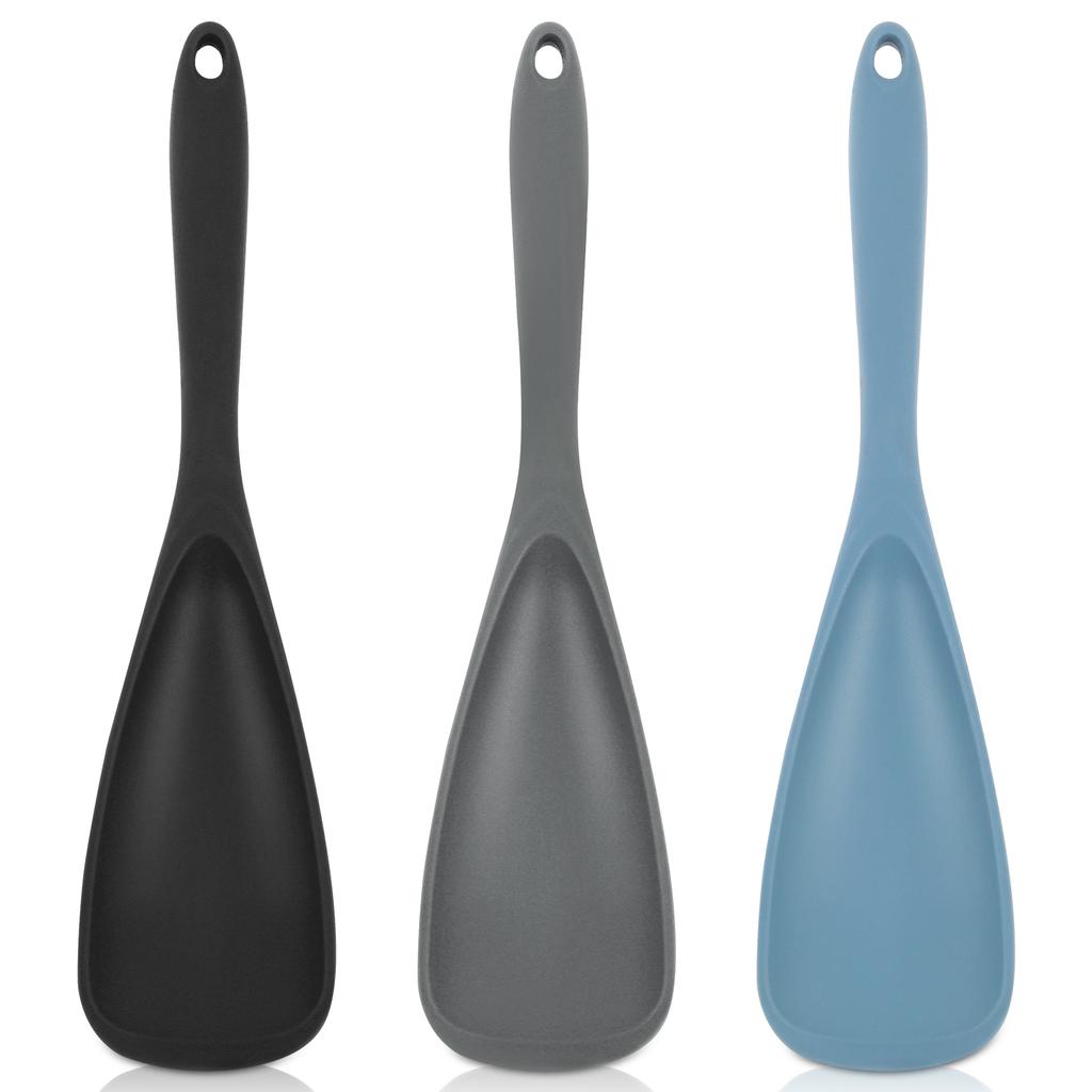 2/3Pcs Silicone Spatula Cooking Spoon Multi-function Spoons Nonstick Spatulas for Baking Cooking and Mixing Kitchen Cooking Tool