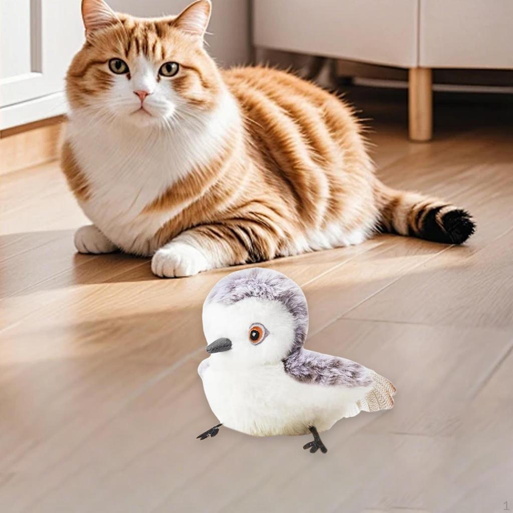Flapping Bird Cat Activated 3 Modes Simulation for Bored Indoor Cats Electric Exercise Toy