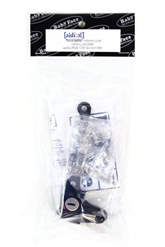 

BABY FACE Helmet Lock for Aprilia RS4 125, Black, 009-LCA02BK чёрный