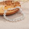 Fine Pretty Lovely Hollow Ball Chain 925 Sterling Silver Bracelet For Women Fashion Wedding Party Couple Gifts Jewelry