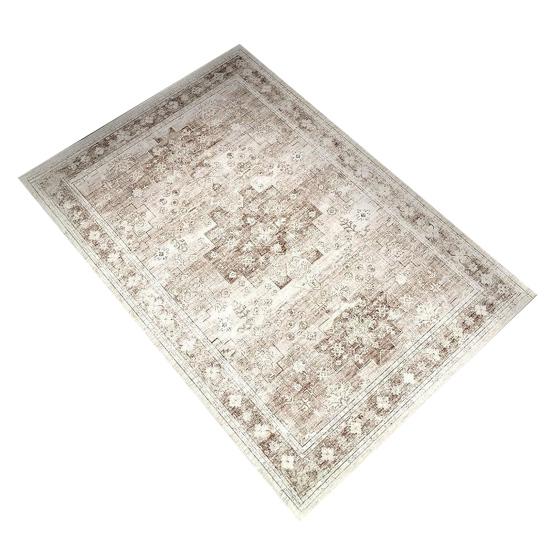 Retro Entrance Rug Ethnic Style Doormat Farmhouse Non-Slip Floor Mat Absorbent Living Room Rug for Entryway Kitchen Bathroom